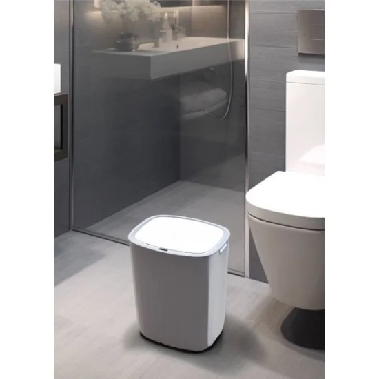Кош за отпадъци със сензор OKY199-12 L - бял, Кошове за боклук - Кухня