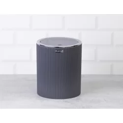 Кръгло кошче за баня хром OKY-477-1 