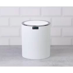 Кръгло кошче за баня хром OKY-477-1 